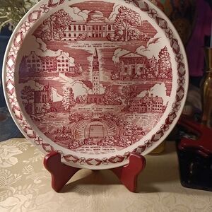 University of North Carolina Commemorative Plate - Red